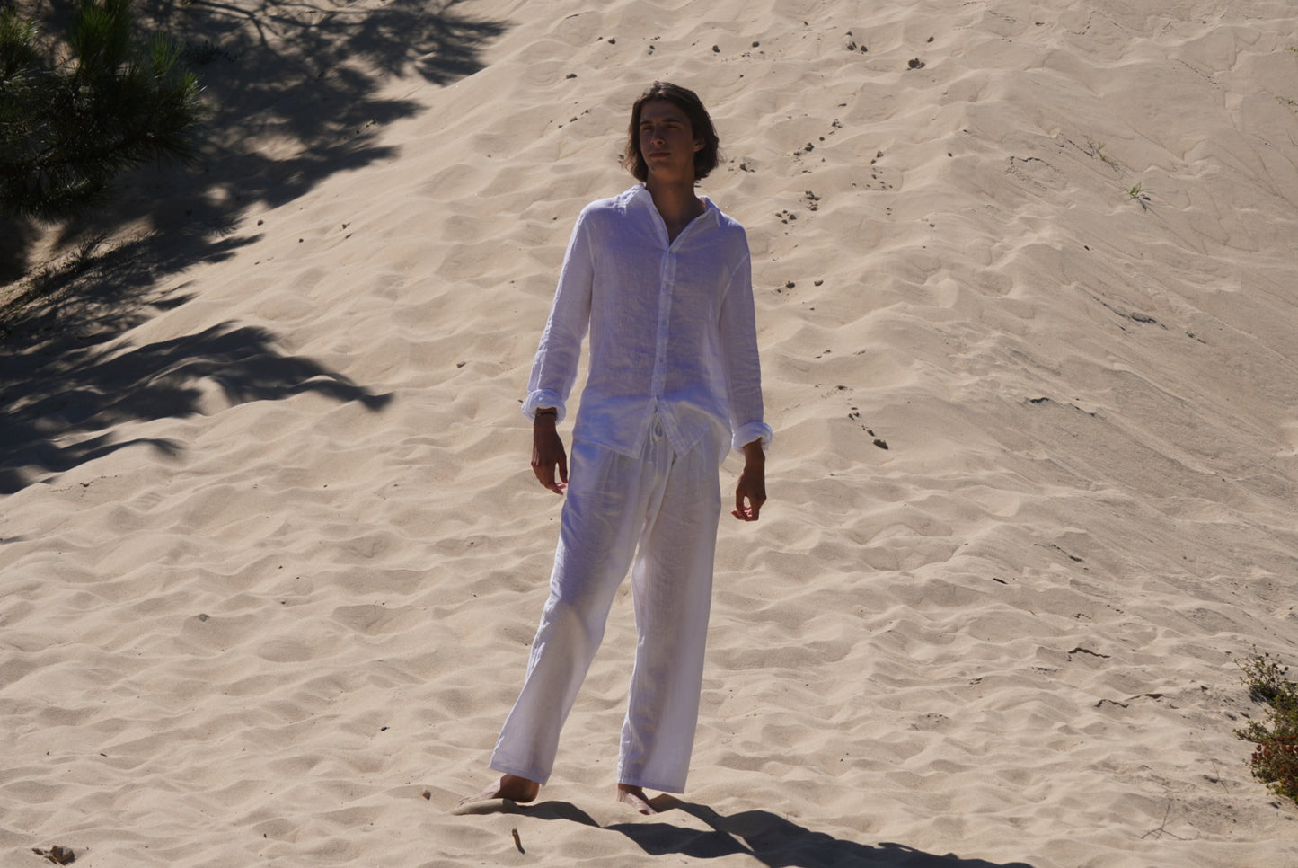 Pantalon 100% lin
