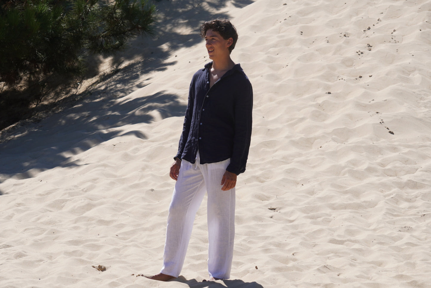 Pantalon 100% lin