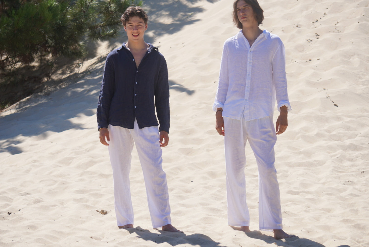 Pantalon 100% lin